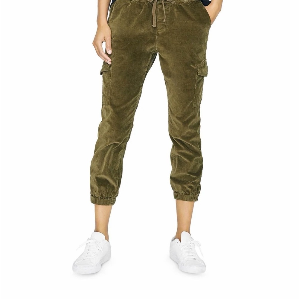 Olive Cargo Jogger Pants